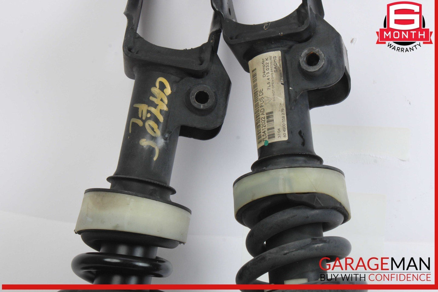 03-10 Porsche Cayenne S 955 957 Front Right and Left Side Shock Strut Absorber