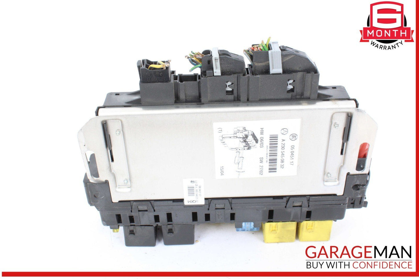 03-12 Mercedes R230 SL500 SL55 AMG Front Left SAM Fuse Box Control Module OEM