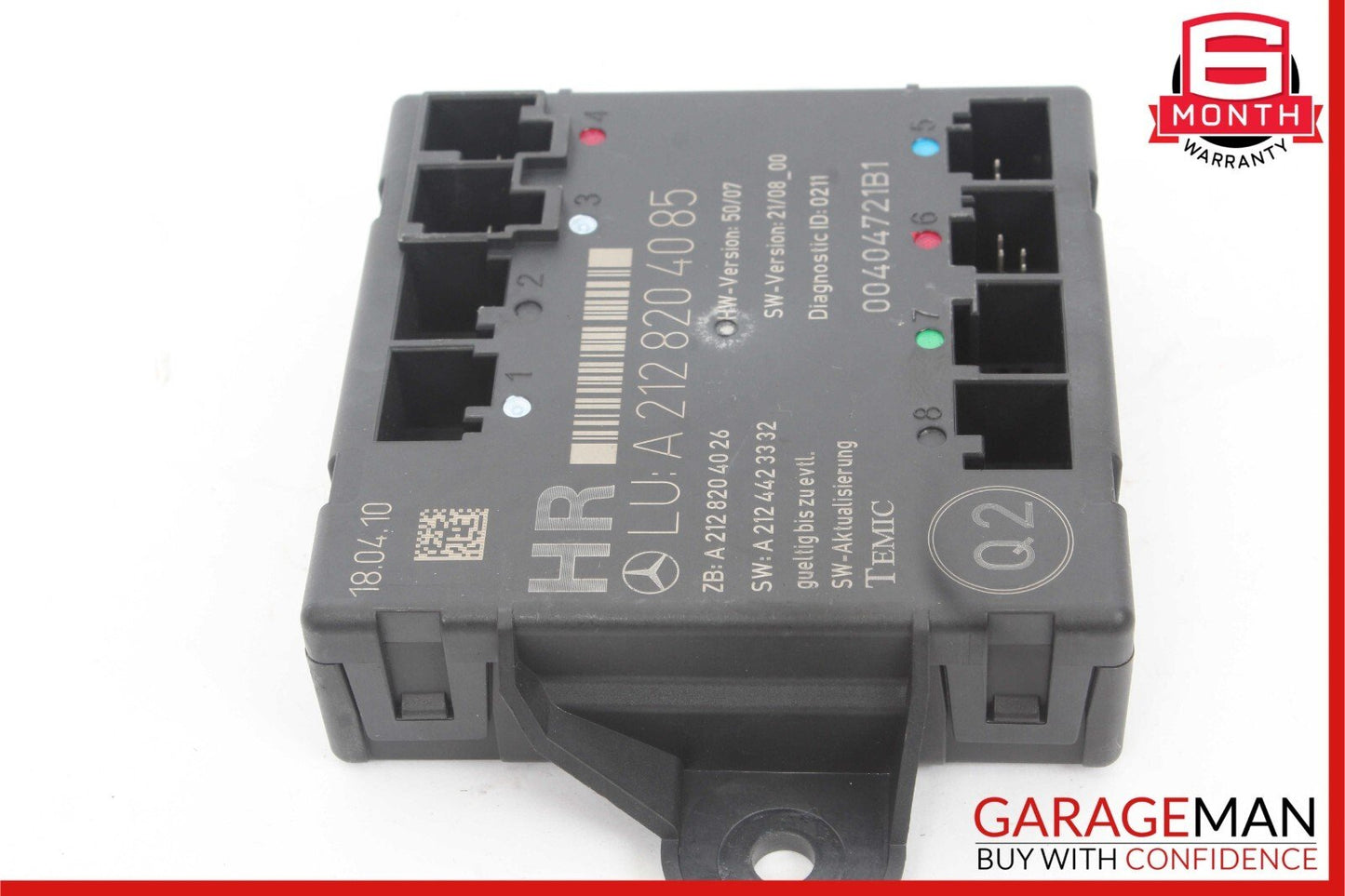 08-14 Mercedes W212 E350 C350 Rear Right Side Door Control Module OEM