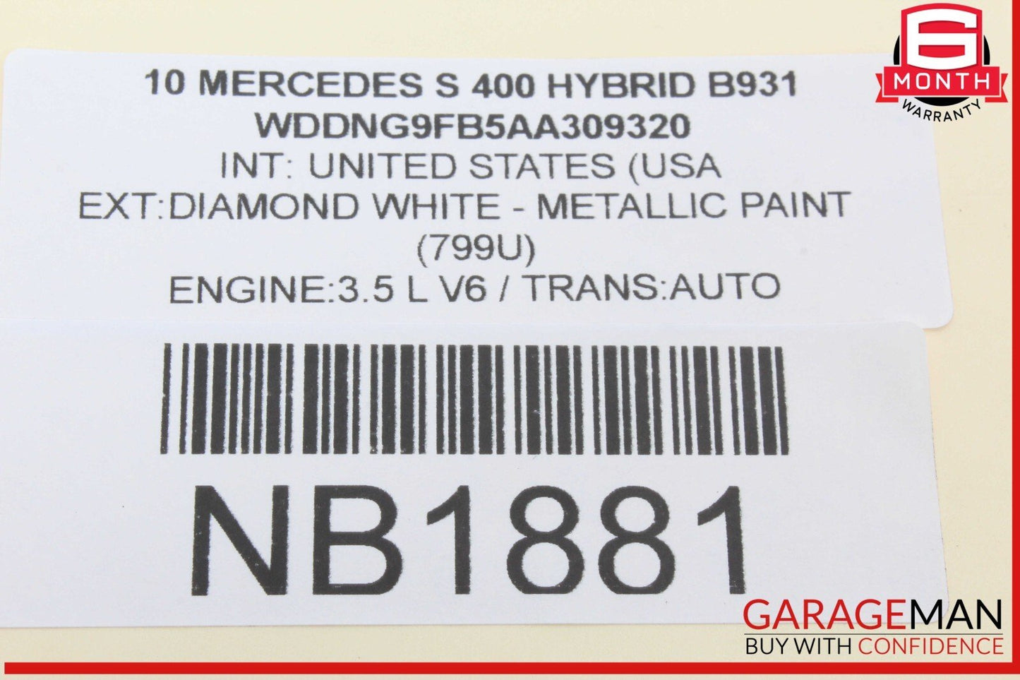 07-13 Mercedes W221 S400 Hybrid Rear Right or Left Side Door Control Module OEM