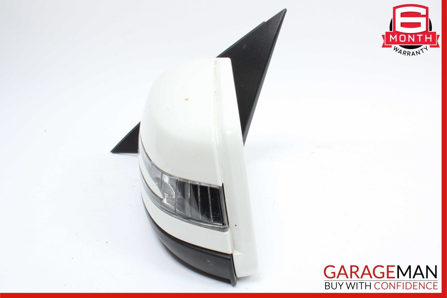 10-11 Mercedes W204 C300 Front Left Driver Side Rear View Door Mirror White OEM