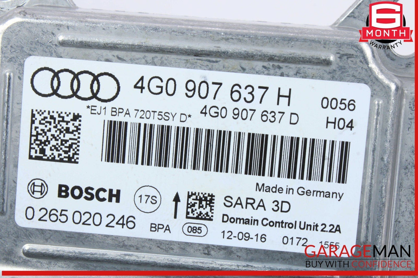12-18 Audi A6 A7 Yaw Rate Accelerator Stability Speed Control Sensor OEM