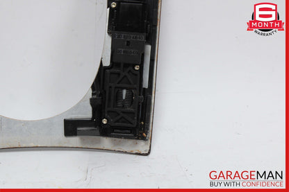 00-06 Mercedes W220 S500 S55 AMG Center Console Shifter Bezel Trim Wood OEM