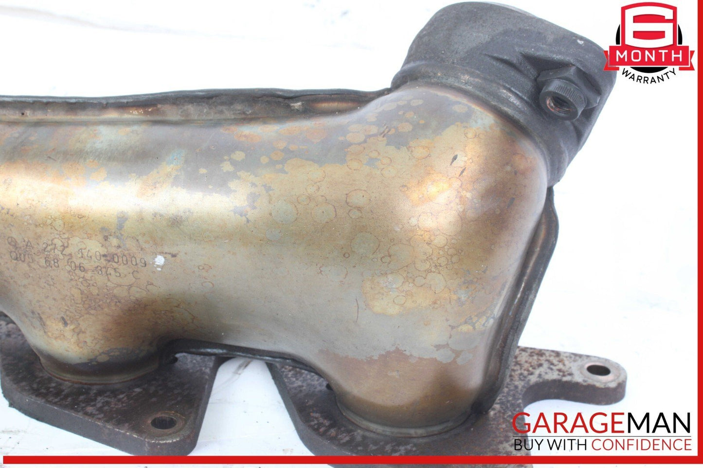 06-12 Mercedes W203 C230 GLK350 M272 Right Side Exhaust Manifold Header OEM