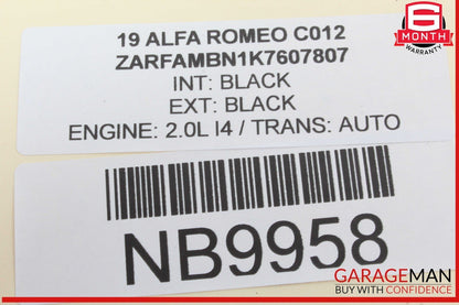 17-23 Alfa Romeo Giulia Front Right Side Seat Lumbar w/ Power Bolster Switch OEM