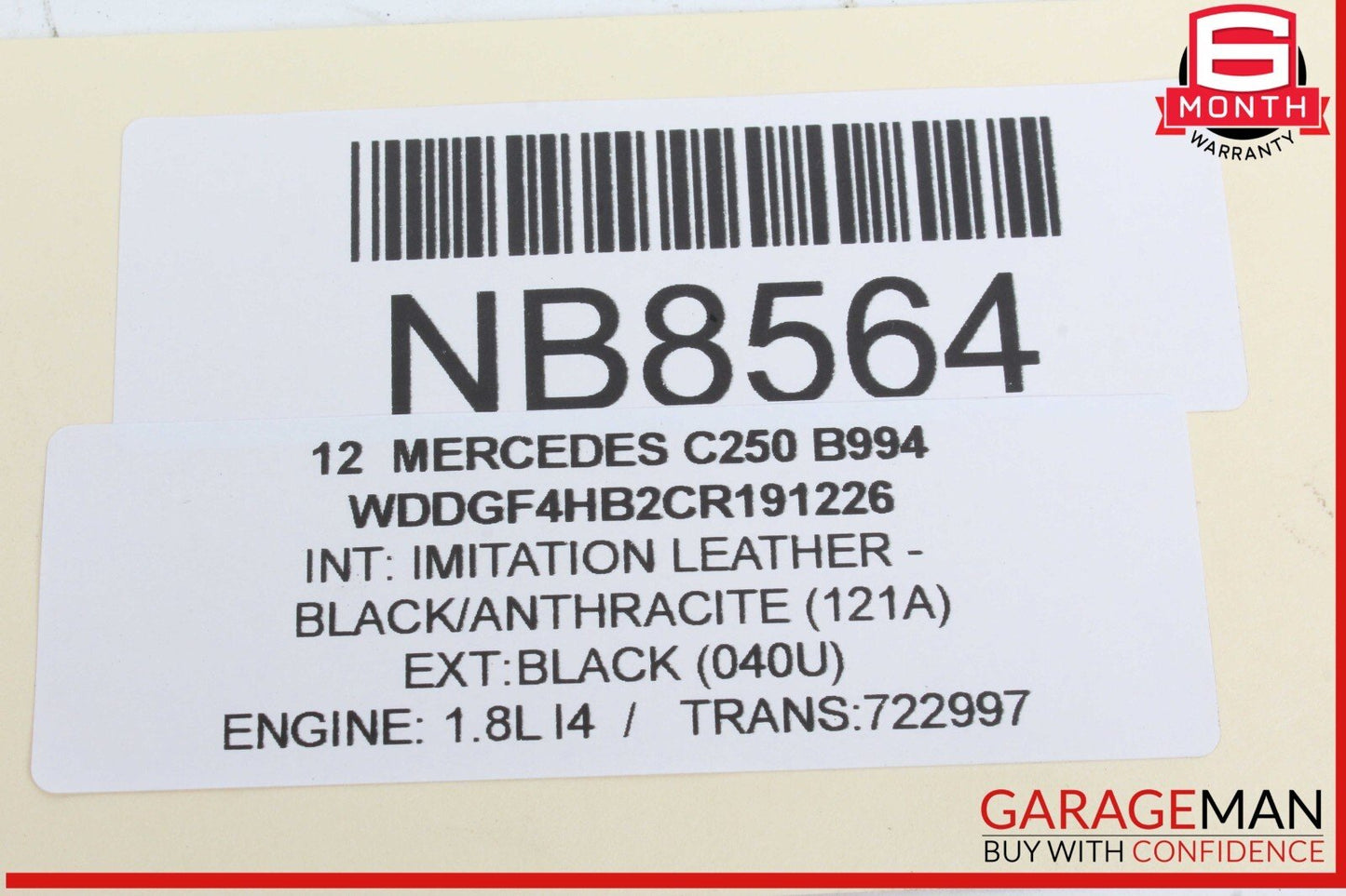 08-12 Mercedes W204 C250 Sirius Satellite Radio Receiver Module 2128706489 OEM