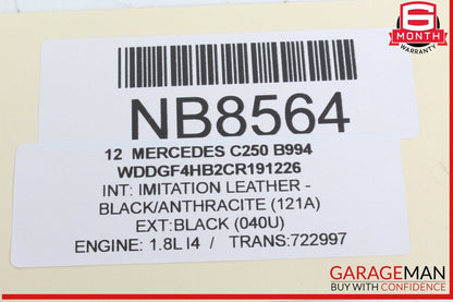 08-12 Mercedes W204 C250 Sirius Satellite Radio Receiver Module 2128706489 OEM
