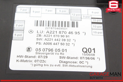 07-13 Mercedes W221 S550 S600 S63 AMG Front Right Side Door Control Module Unit