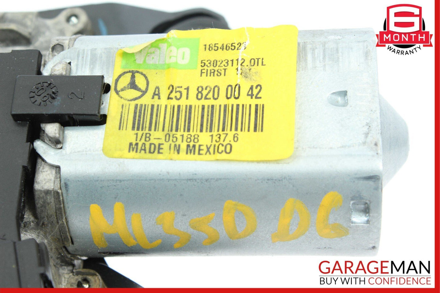 06-13 Mercedes ML350 GL450 Valeo Rear Window Windshield Glass Wiper Motor Unit
