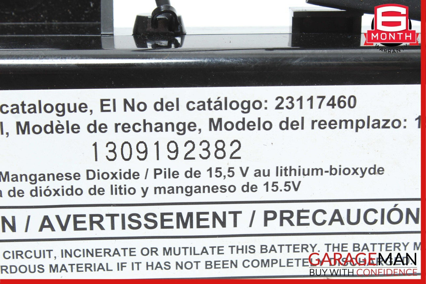 14-19 Cadillac CTS Backup Lithium Battery Module 19118855 OEM