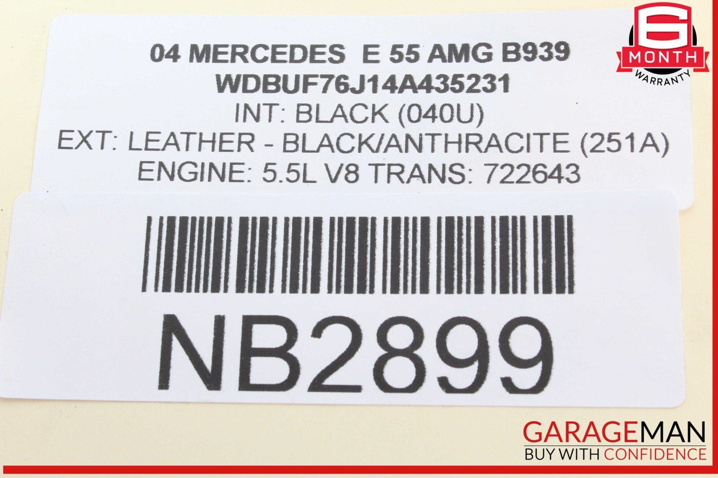 03-11 Mercedes W211 E55 AMG Front Right Side Lower Wishbone Control Arm OEM