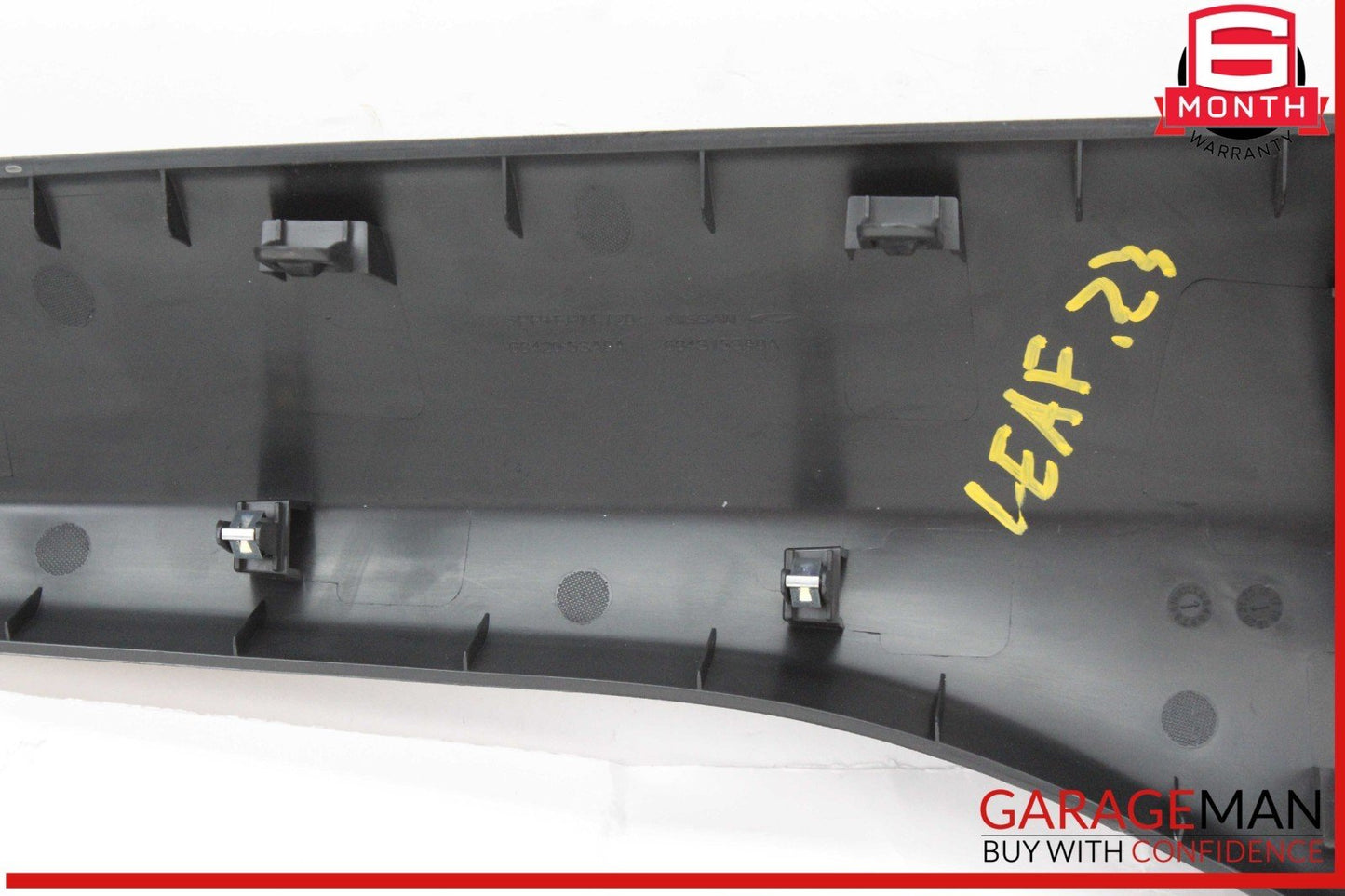 18-24 Nissan Leaf Front Right Side Dash Trim Panel w/ AC A/C Air Vent Grille OEM