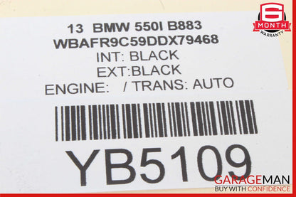 11-13 BMW 528i 535i 550i Rear Overhead Dome Light Lamp Map Reading 9163699 OEM