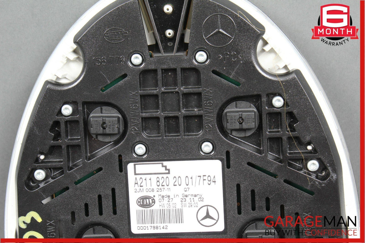 03-11 Mercedes W211 E500 CLS350 Rear Overhead Top Upper Dome Light Lamp OEM
