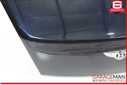 07-12 Bentley Continental GTC Convertible Trunk Lid Panel Assembly Blue OEM