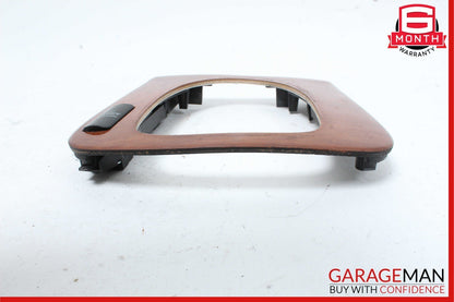 03-06 Mercedes W220 S430 S500 Center Console Shifter Bezel Trim Wood OEM