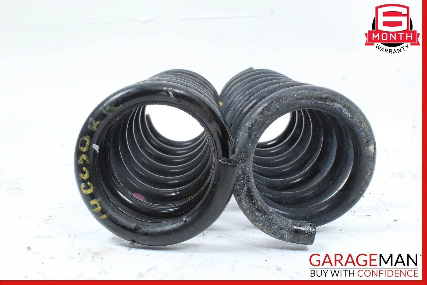 08-14 Mercedes W204 C250 C300 Rear Shock Absorber Suspension Coil Spring Set OEM