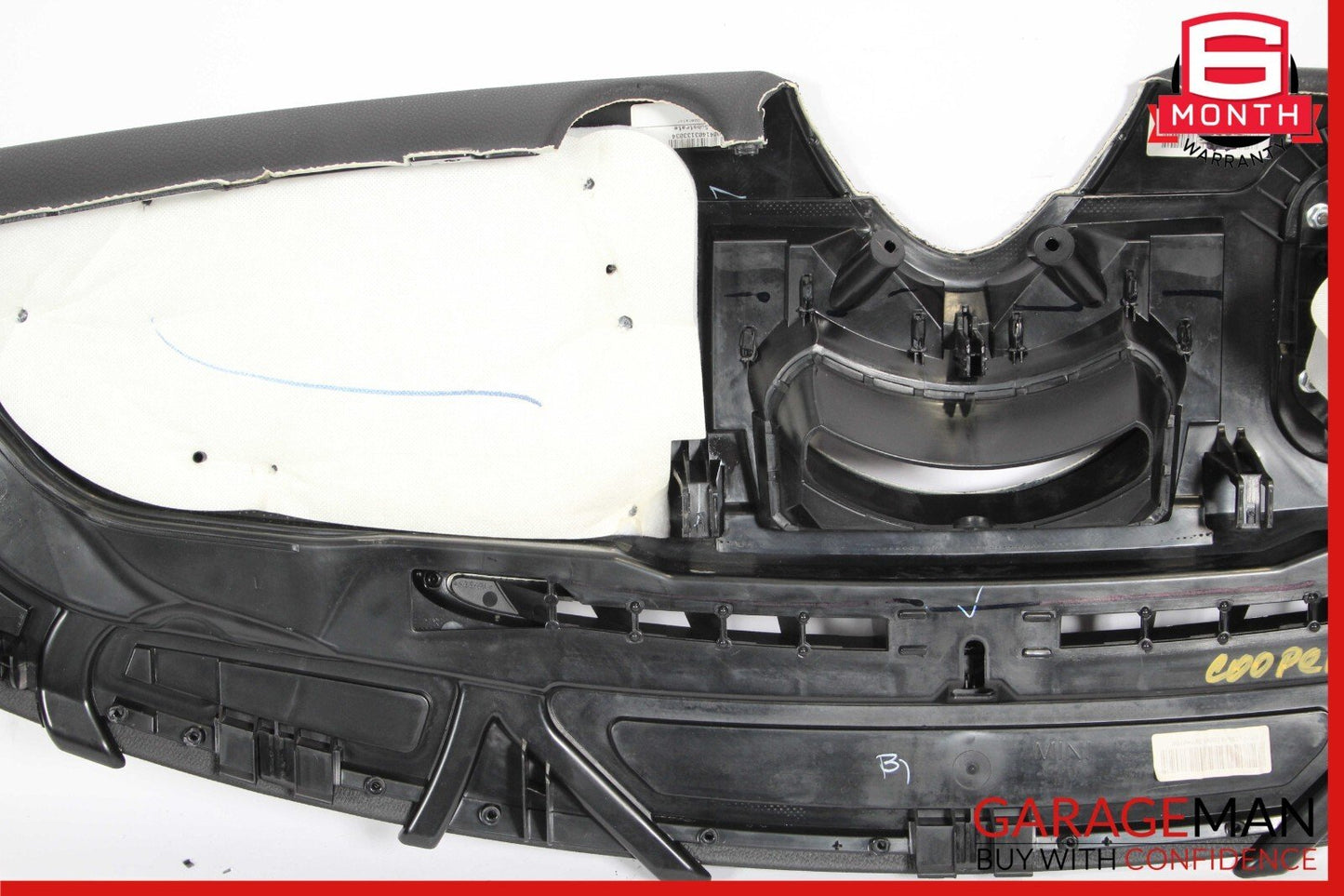 12-15 Mini Cooper Front Dash Top Upper Instrument Panel Trim Cover Black
