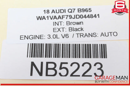17-24 Audi Q7 Front Right Door Control Module 4M0959792H Genuine OEM