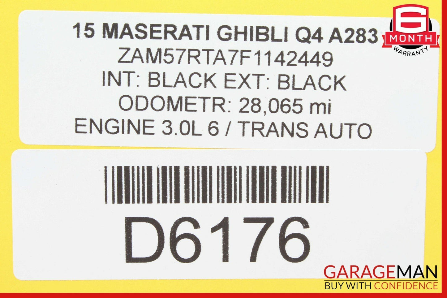14-17 Maserati Ghibli Lumbar Power Seat Switch Control Module 56046232AA OEM