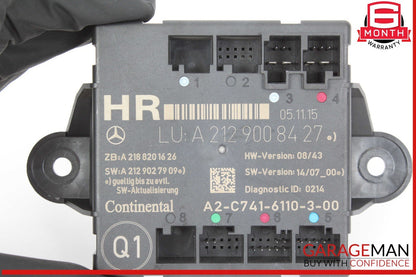 08-18 Mercedes W212 E350 C350 CLS550 Rear Right Side Door Control Module Unit