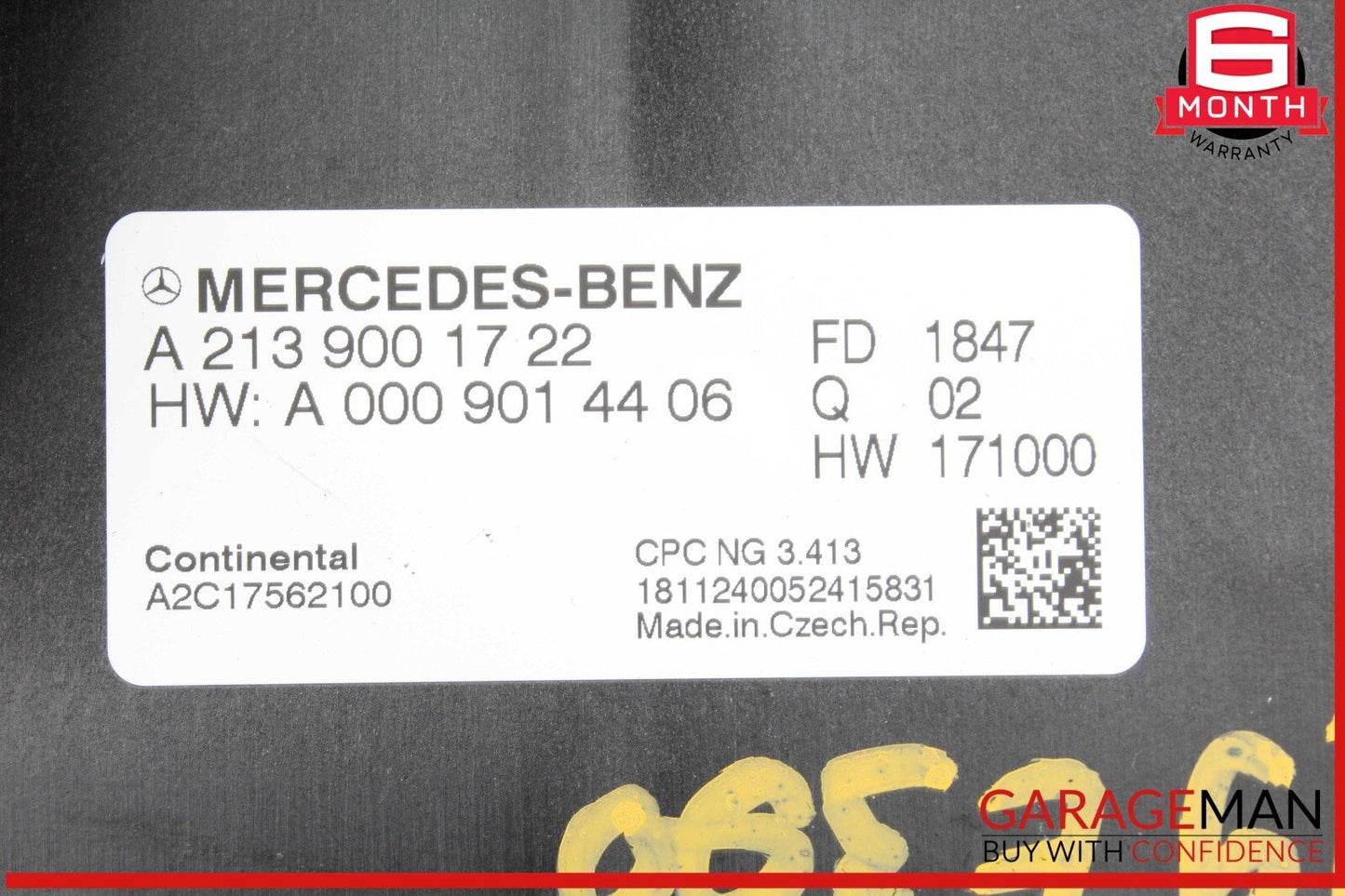 19-23 Mercedes W213 E300 Transmission Control Module Unit TCU 2139001722 OEM