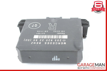 01-07 Mercedes W203 C230 C320 C55 AMG Rear Right Side Door Control Module Unit