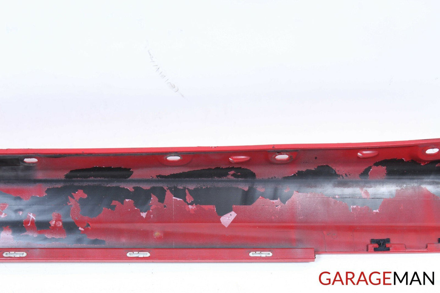 02-05 Mercedes W203 C230 Coupe Left Driver Side Rocker Skirt Moulding Panel Red