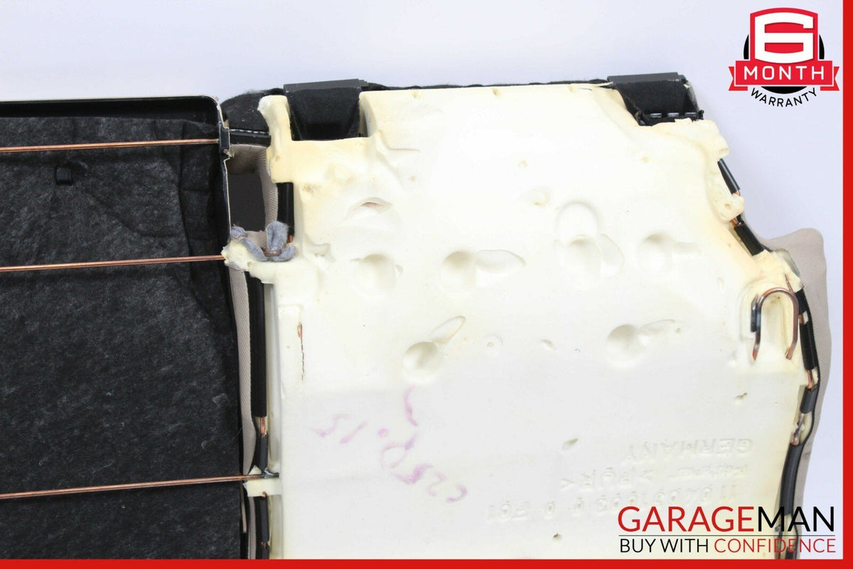 12-15 Mercedes W204 C250 Coupe Rear Seat Cushion Bottom Lower Beige OEM