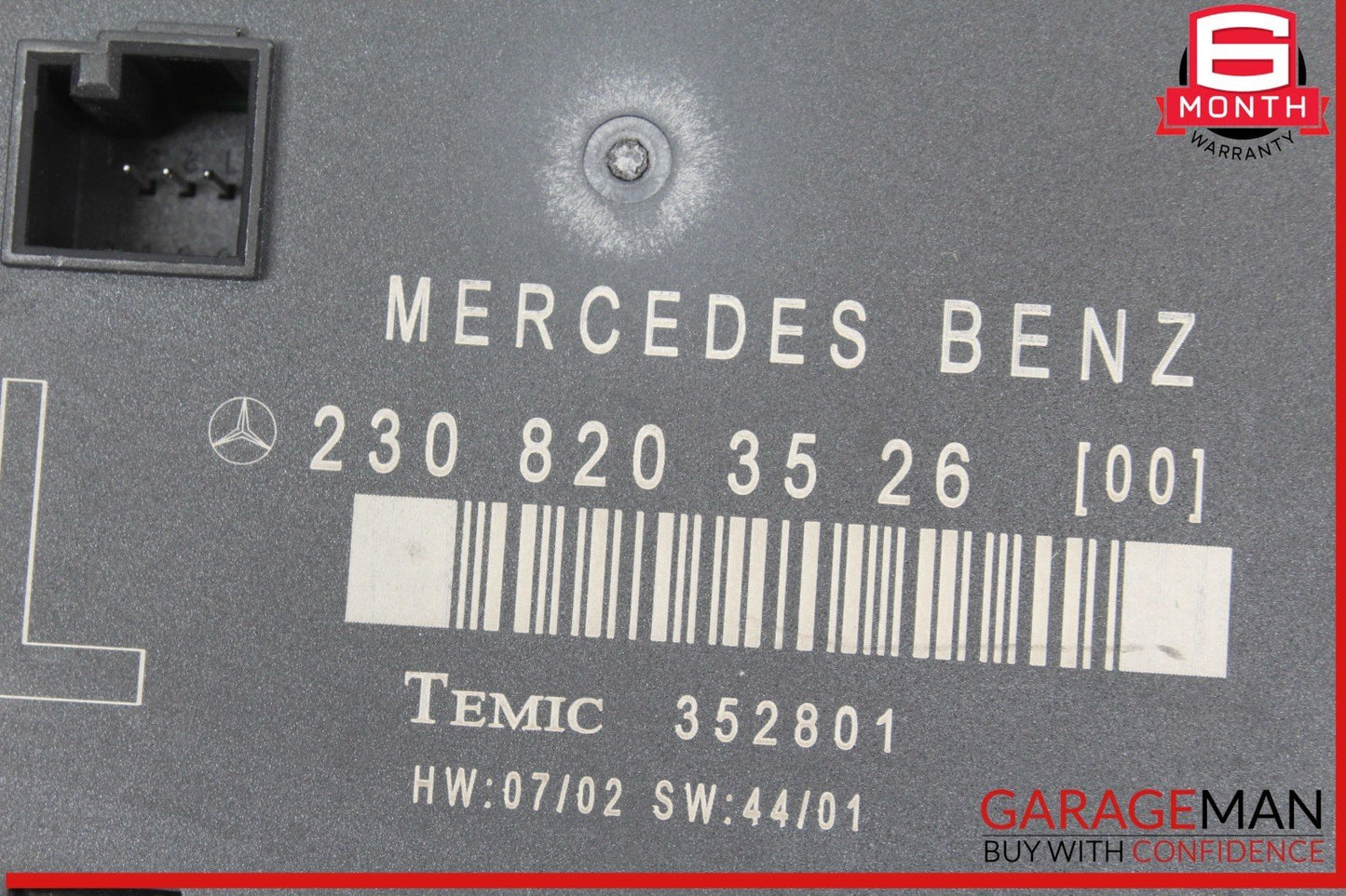 03-12 Mercedes R230 SL500 SL55 AMG Front Left Door Control Module 2308203526 OEM
