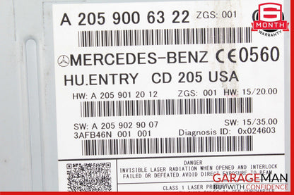 15-18 Mercedes W205 C300 C350e Navigation Radio CD Command Control Unit OEM
