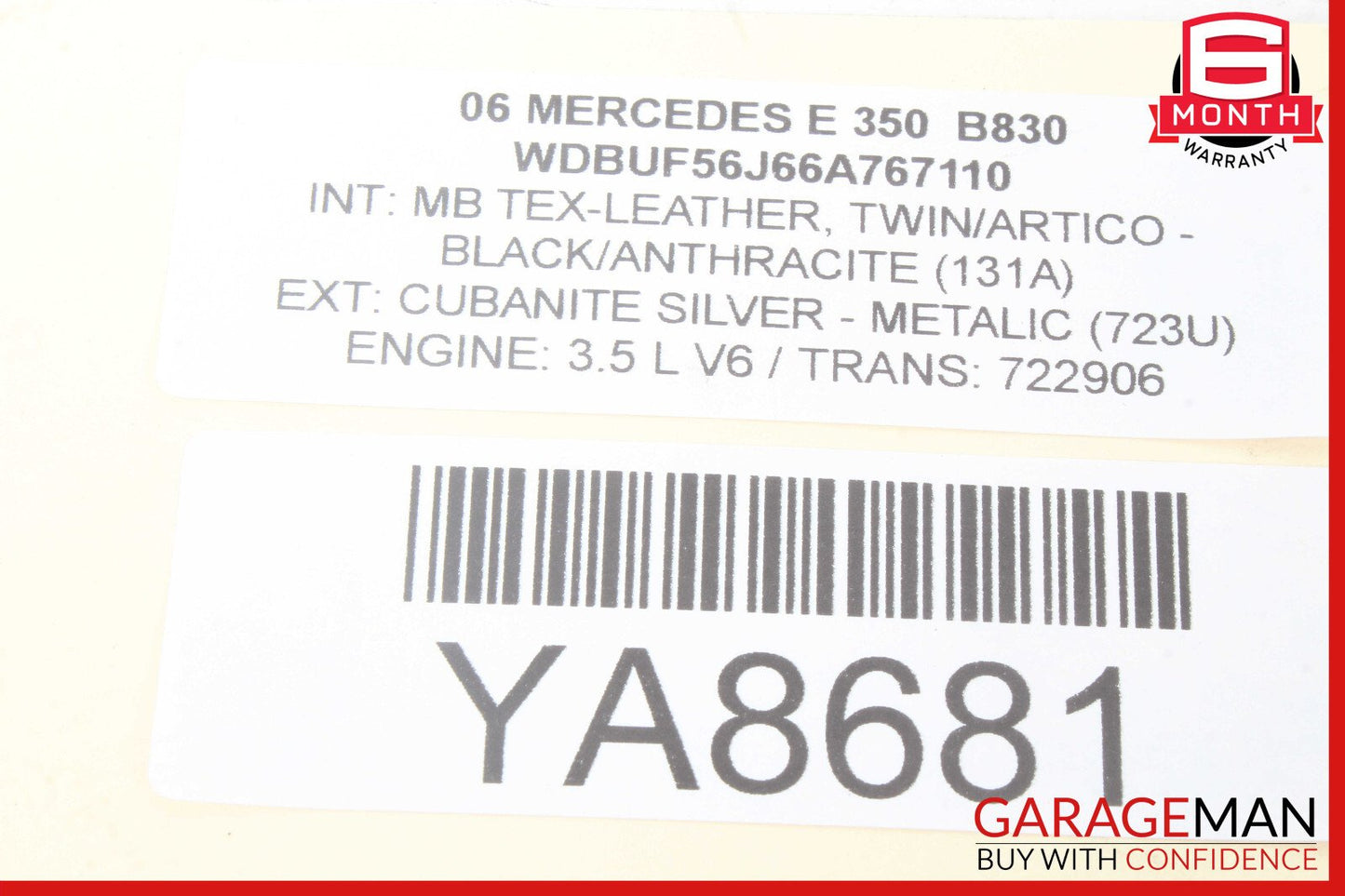 03-09 Mercedes W211 E350 E550 Front Left Driver Side Door Control Module OEM