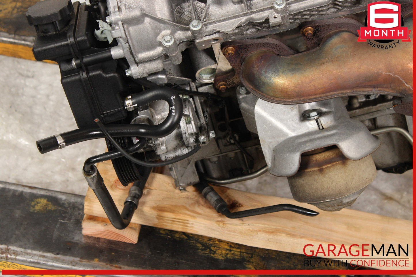 06-11 Mercedes R171 SLK280 3.0L V6 M272 Engine Motor Block Assembly OEM