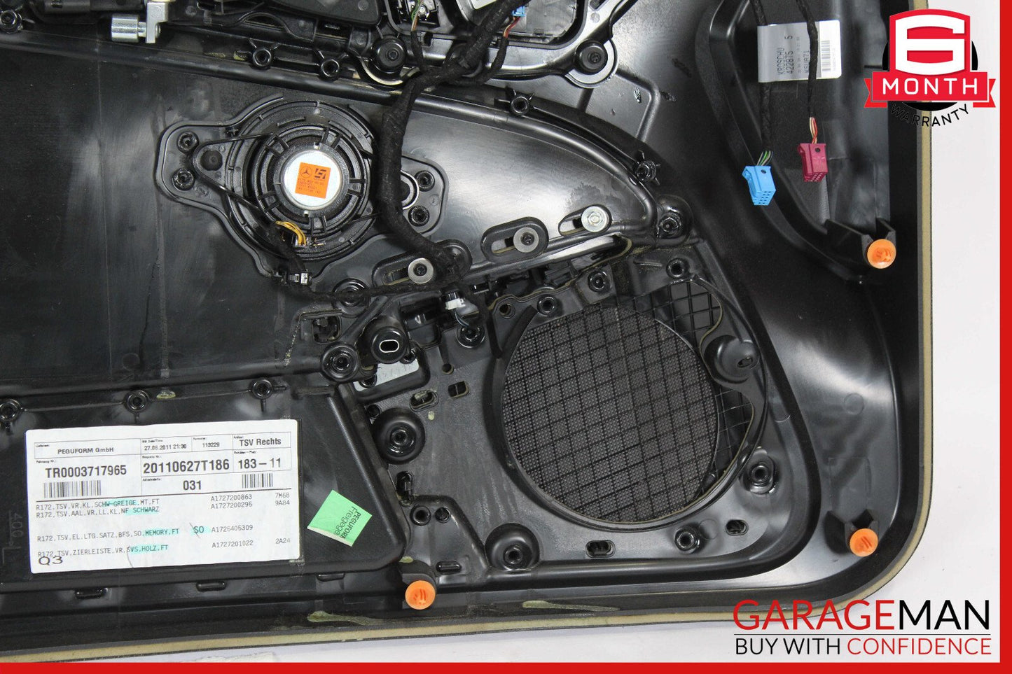 12-16 Mercedes R172 SLK350 SLK200 Front Right Interior Door Panel OEM