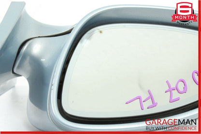 07-09 Mercedes W221 S550 Front Left Side Mirror Door Rear View Lazurite Blue