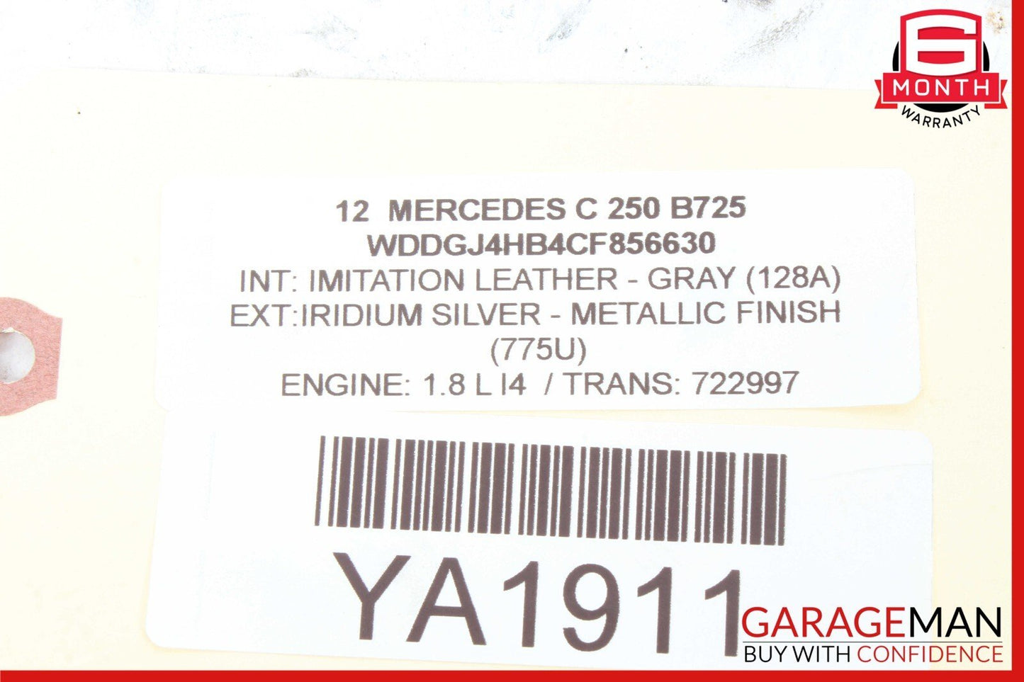 08-17 Mercedes W204 C250 CLS550 Rear Right or Left Side Lower Control Arm OEM