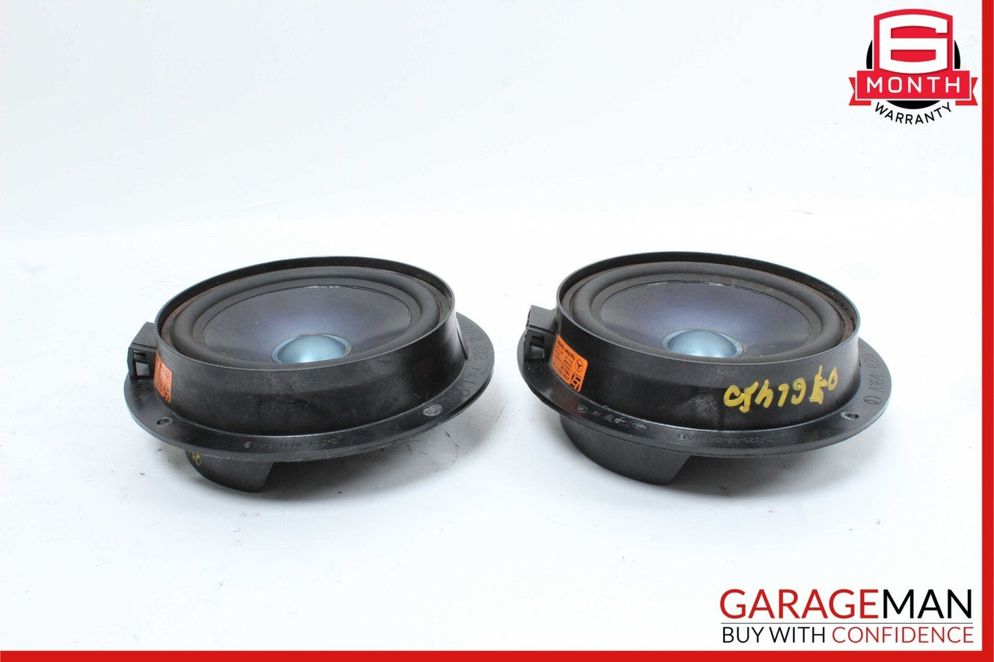 06-13 Mercedes X164 GL450 Rear Left & Right Door Sound Audio Speakers Set of 2