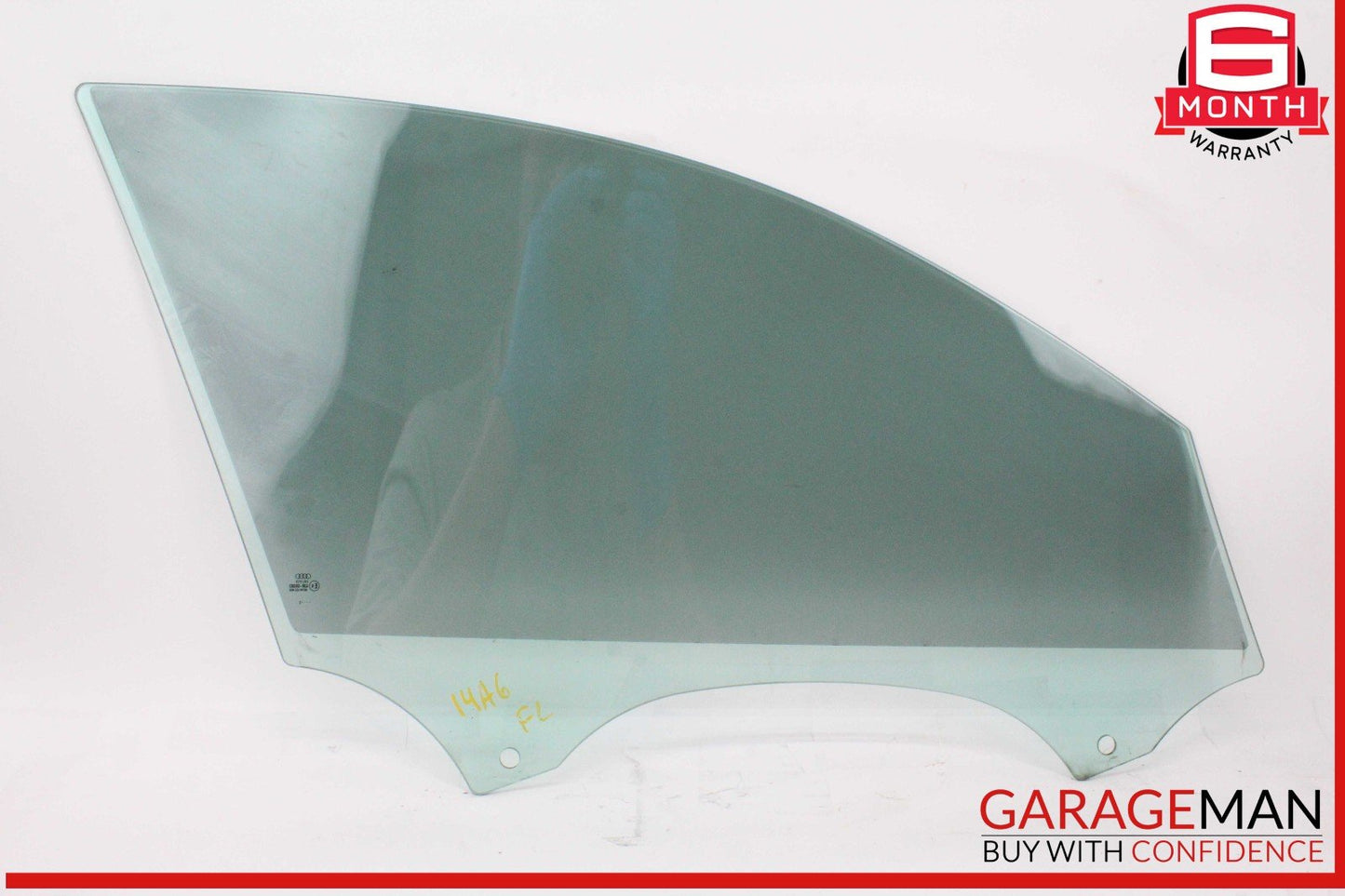 12-18 Audi A6 S6 Front Left Driver Side Door Window Glass OEM