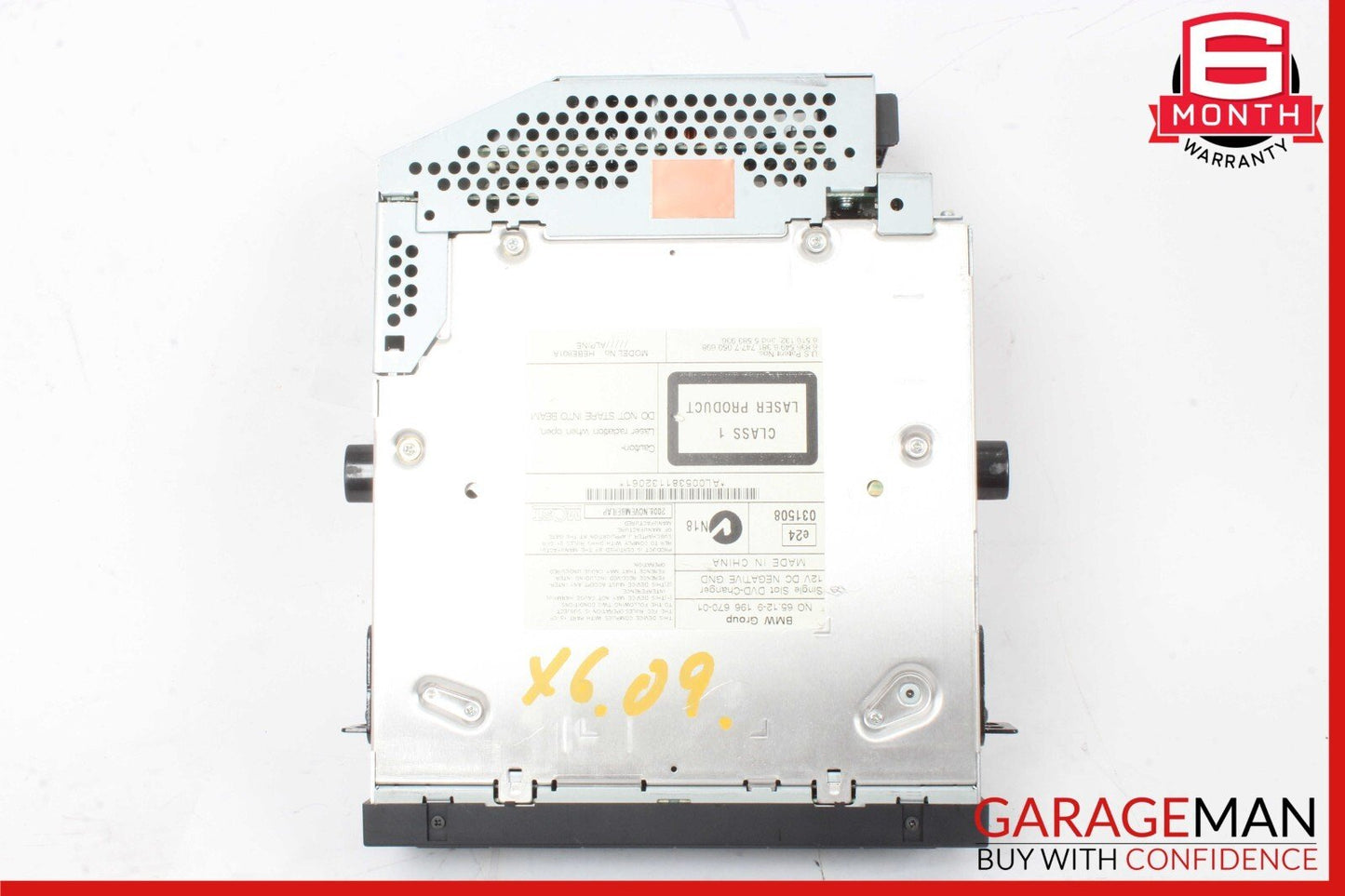 07-14 BMW X5 X6 E70 E71 6 DVD CD CHANGER PLAYER 9196670