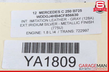 08-17 Mercedes W204 C250 E350 Coupe Front Right or Left Shock Strut Absorber OEM