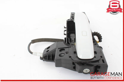 08-18 Audi A4 S4 Q5 A5 Rear Left Driver Side Exterior Door Handle White OEM
