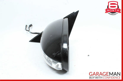 07-09 Mercedes W221 S550 S600 Front Left Side Mirror Door Rear View Black OEM
