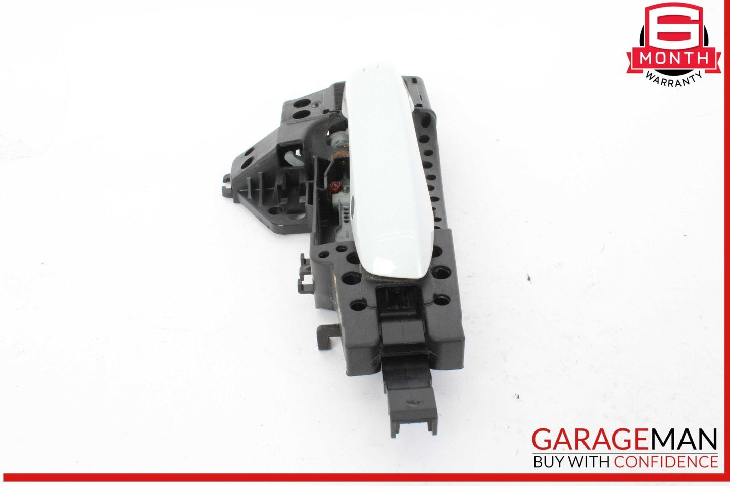 17-24 Audi Q7 Right Passenger Side Exterior Door Handle White 4M0837886A OEM