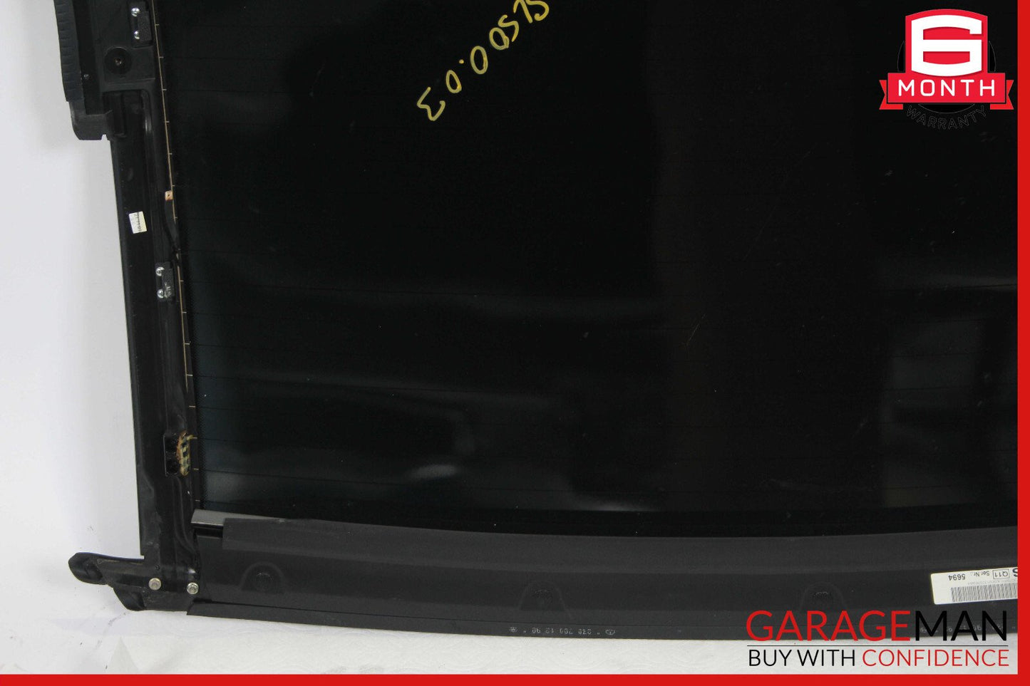 03-12 Mercedes R230 SL500 SL55 AMG Rear Back Windshield Glass Assembly OEM
