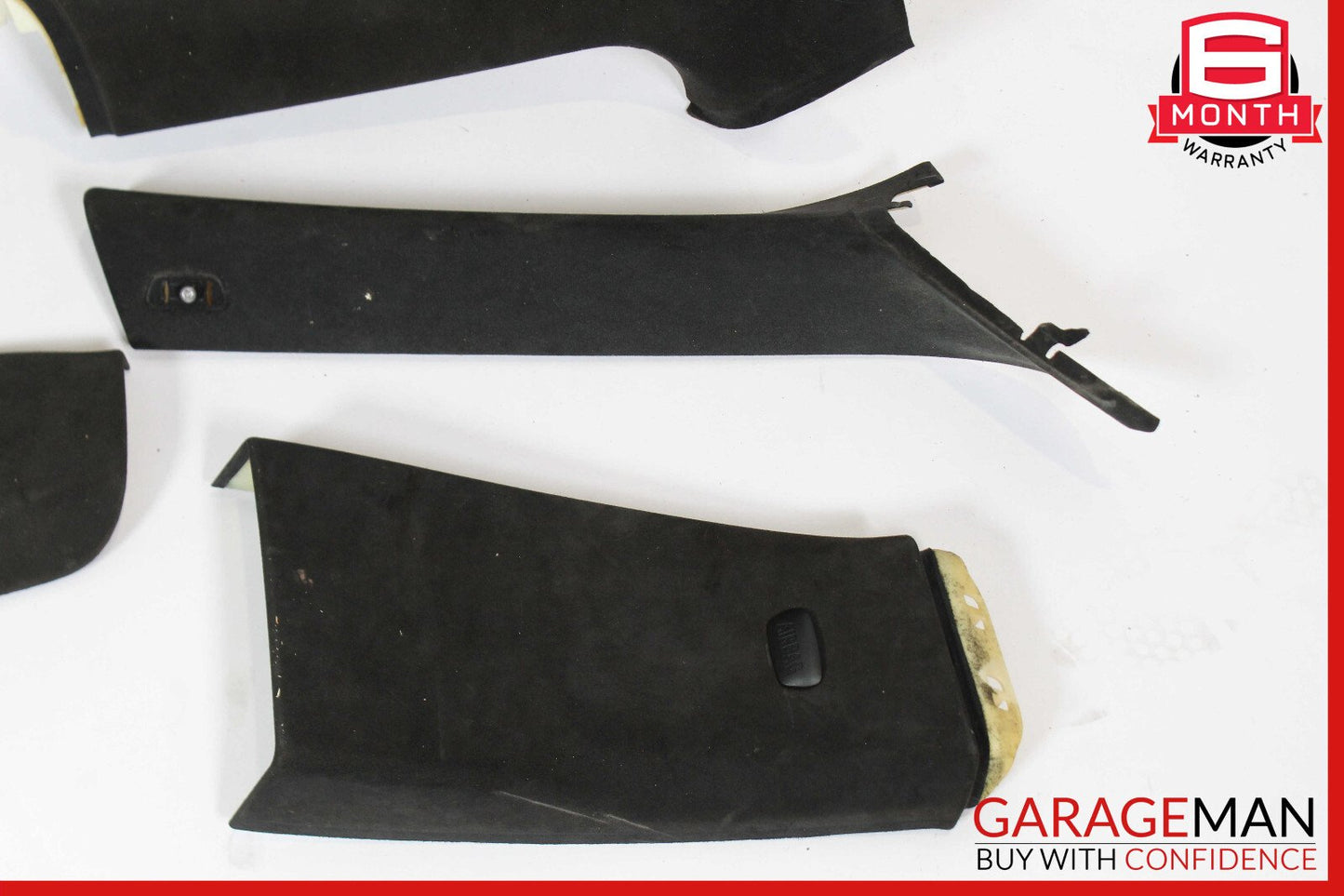 13-19 BMW 640i Roof Headliner Pillar Trim Cover Set OEM