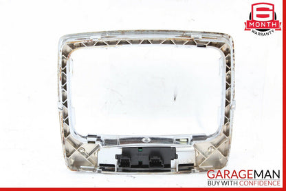 08-14 Mercedes C300 GLK350 E350 Center Console Shift Shifter Bezel Trim Silver