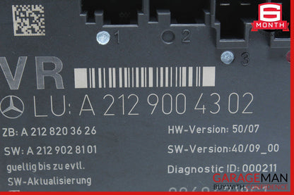 08-18 Mercedes C350 E350 C250 CLS550 Front Right Side Door Control Module Unit