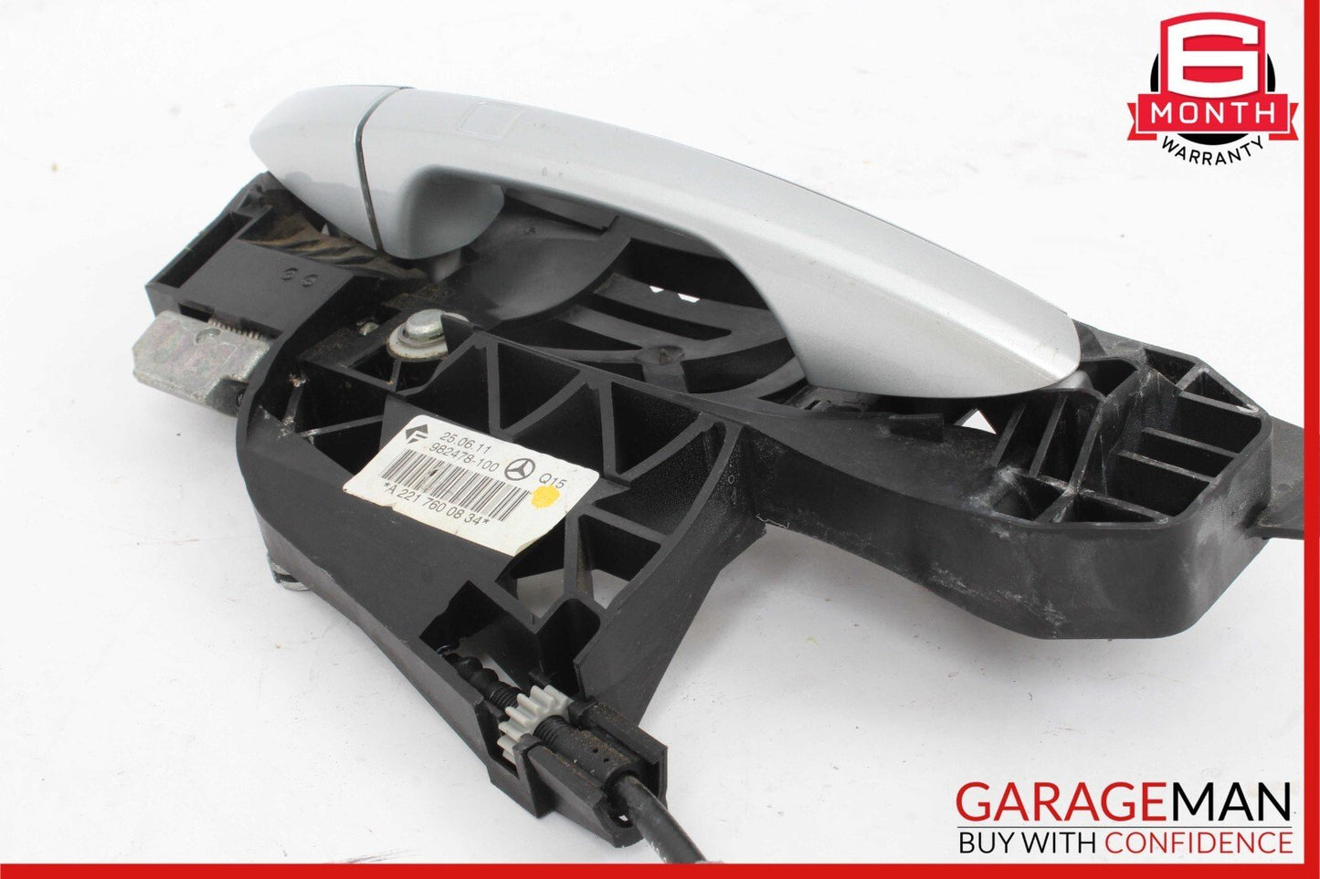 07-13 Mercedes W221 S400 S550 Rear Right Exterior Door Handle Keyless Go Silver