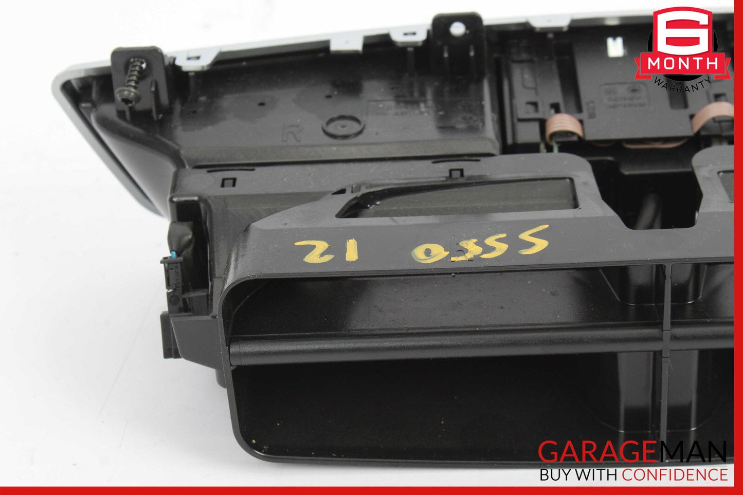 07-13 Mercedes W221 S550 Center Dash A/C Air Vent Trim Clock OEM