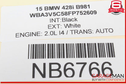14-16 BMW 428i 435i Radio Antenna Amplifier Control Module Unit 9230911 OEM